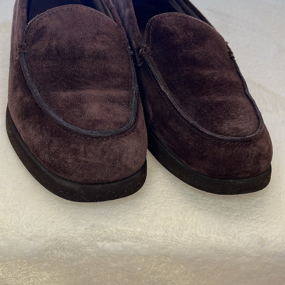 Eddie Bauer Brown Suede Loafers - Picture 2 of 8